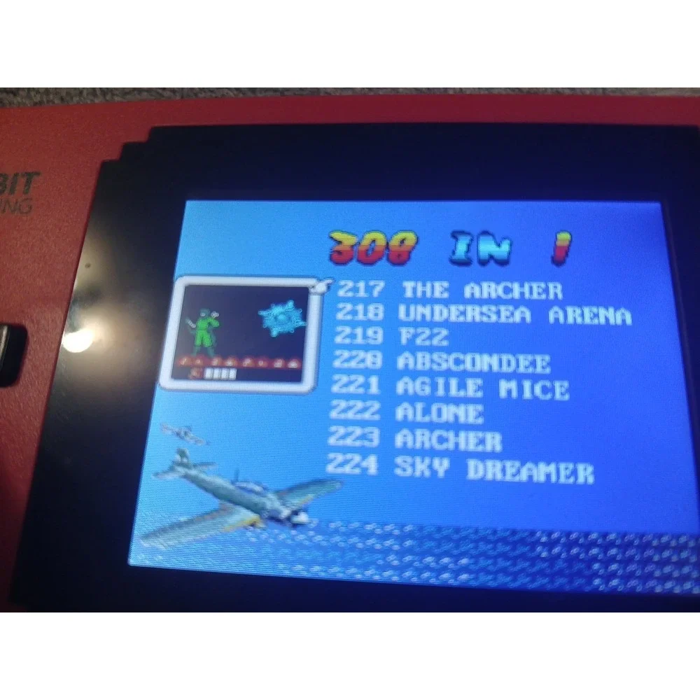 My Arcade‎ 8 Bit Gaming Console 308 Arcade Games Works Pixel Player Retro READ